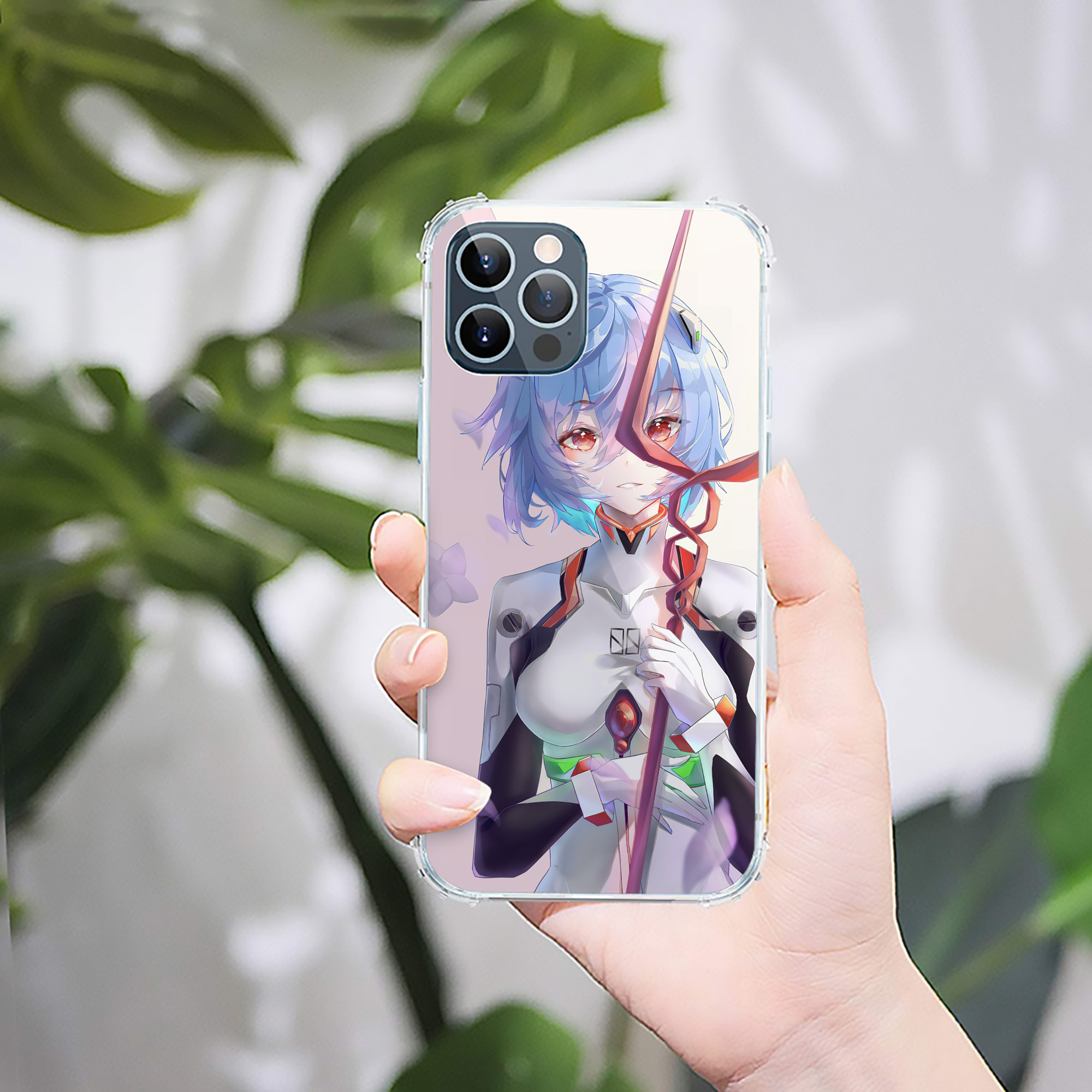 （画像用） EVA 新世紀エヴァンゲリオン 【iPhone 12シリーズ対応】透明スマホケース（クリアソフトケース）